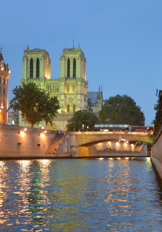 " The Seine. Notre-Dame de Paris " Limited Edition 1 / 50