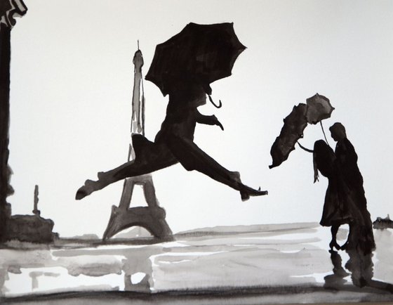 Rainy day in Paris #1 ID