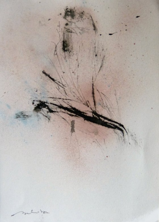 Transparent Woman 1, ink on paper 29x21 cm - EXCLUSIVE to Artfinder