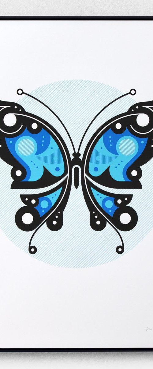 Butterfly #2 A2 screen print by The Lost Fox