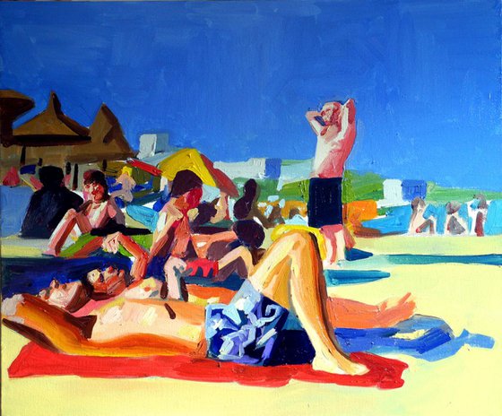 Beach Scene - Magaluf