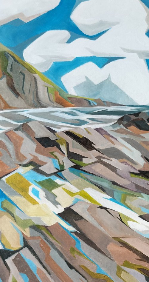 Stoke Beach, looking East by Andrew Clayton