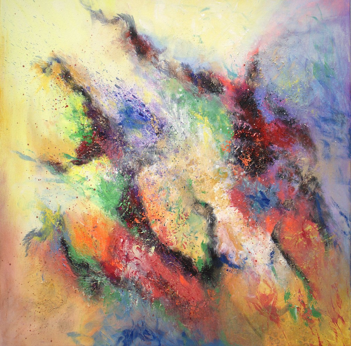 Abstract Mysterium By Ludmilla Ukrow, 24 X 24, Artwork For Sale On Artfinder