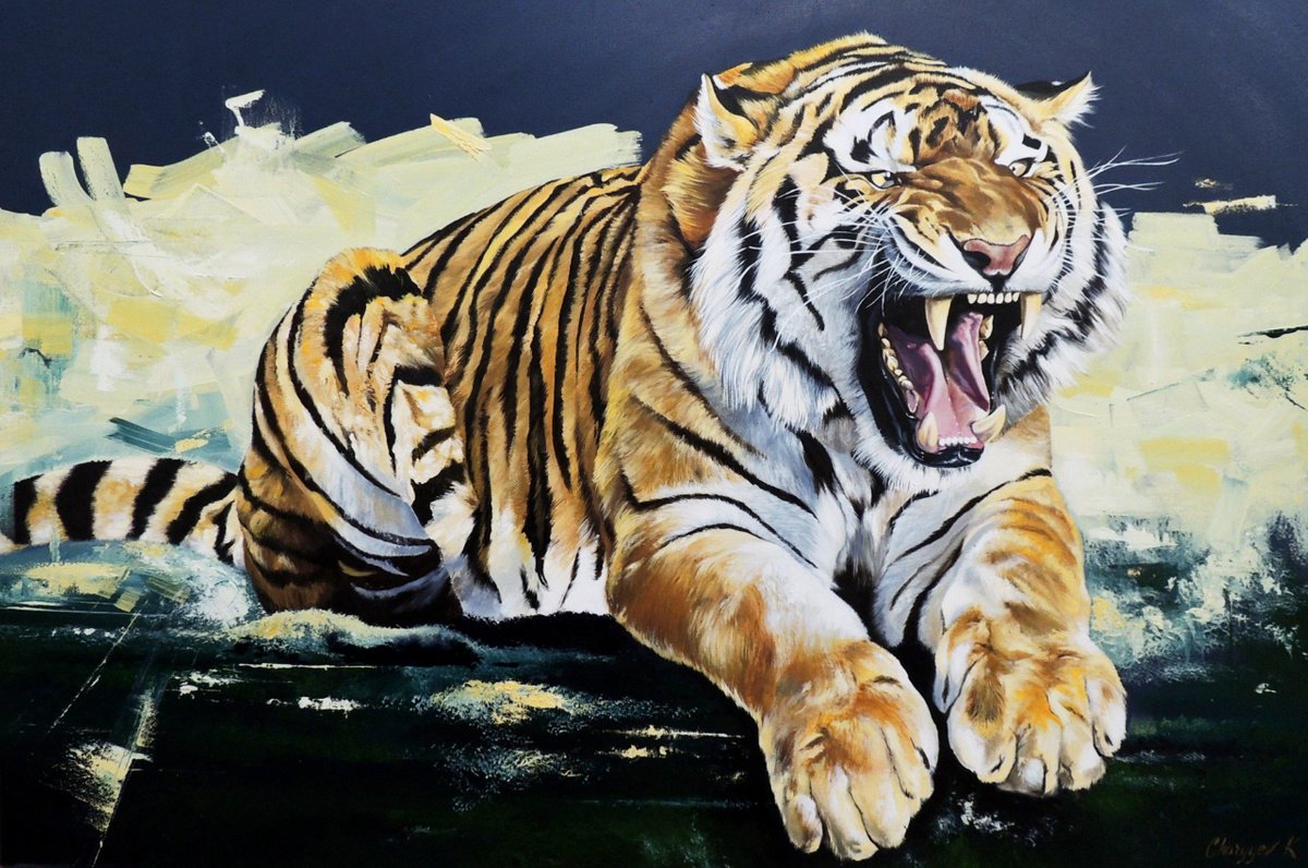 Tiger by Kakajan Charyyev