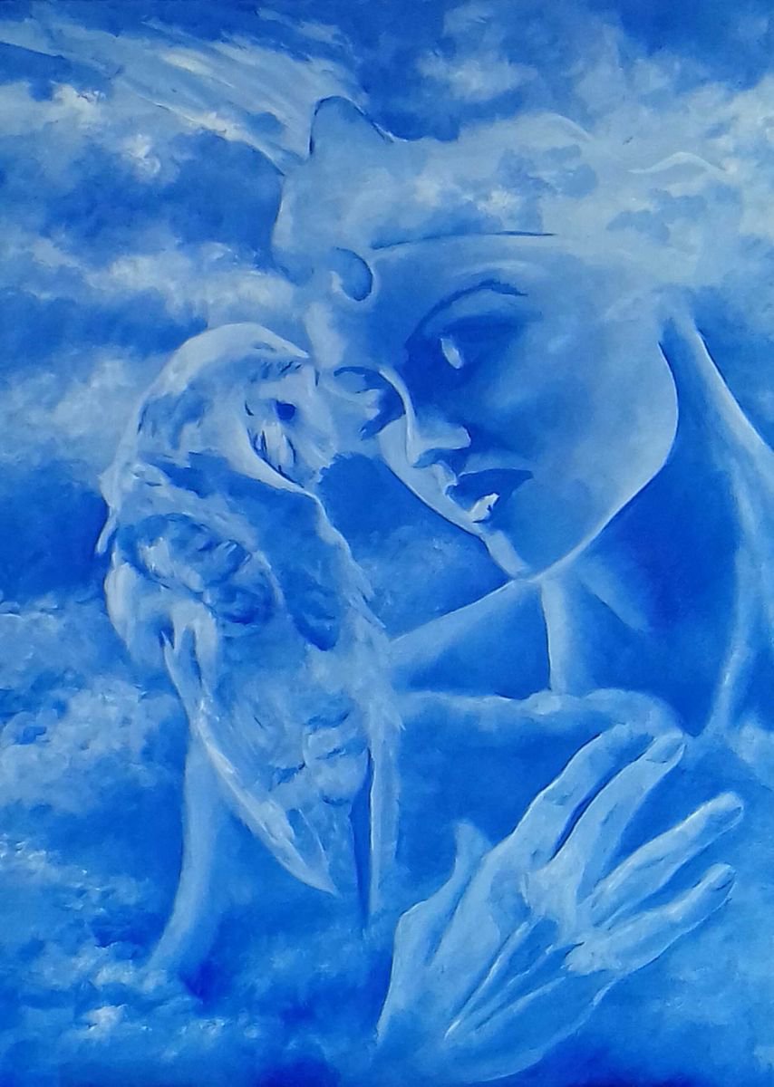 Once In Athens,We Seen Athena In The Sky By Warren Faye, 16 X 21, Artwork For Sale On Artfinder