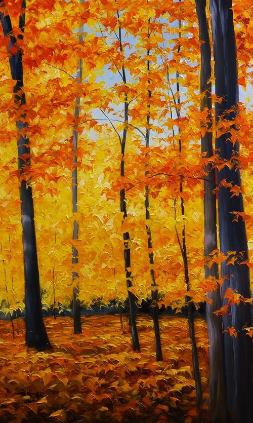 "Golden Leaves" by Gennady Vylusk