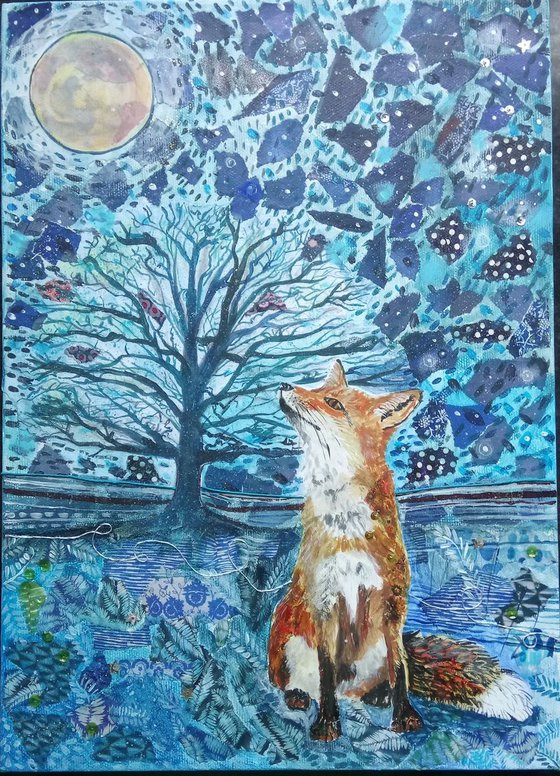 Blue moon and the Fox