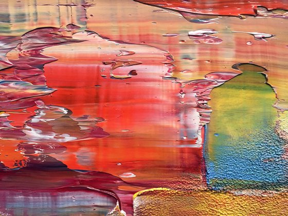 "Ingrained" - FREE SHIPPING to the USA - Original PMS Micro Painting On Glass, Framed - 13 x 10.5 inches