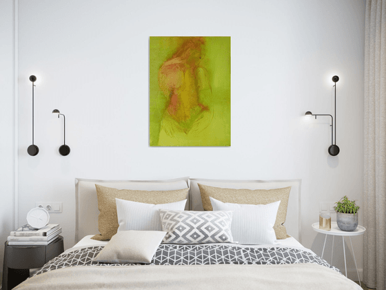 Surrealistic Nude, oil on canvas 73x54 cm