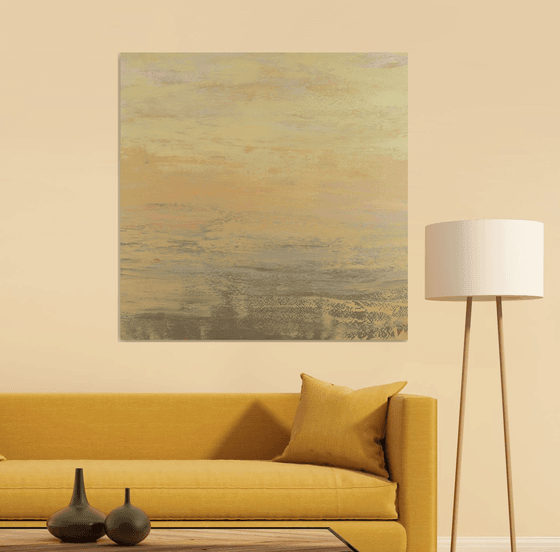 Softly - Modern Abstract Expressionist Seascape