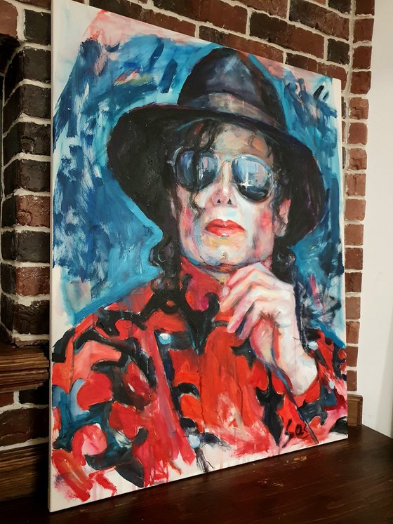 Portrait of Michael Jackson