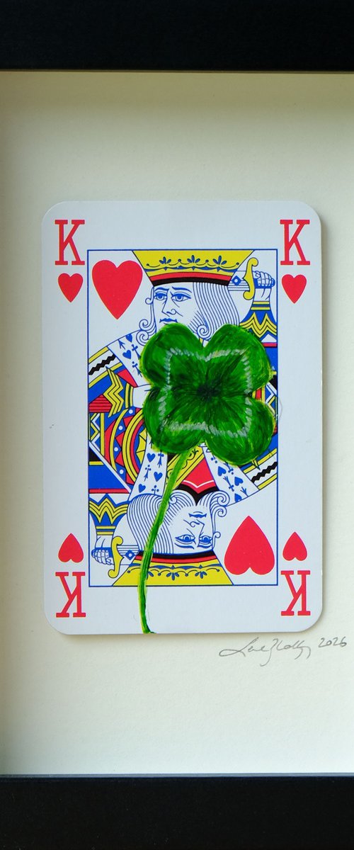 A little bit of luck (king of hearts) by Lene Bladbjerg