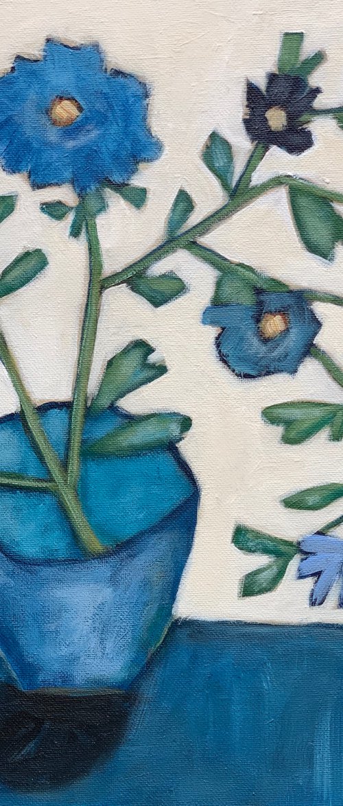 “Simple Blues” by Holly Wojahn