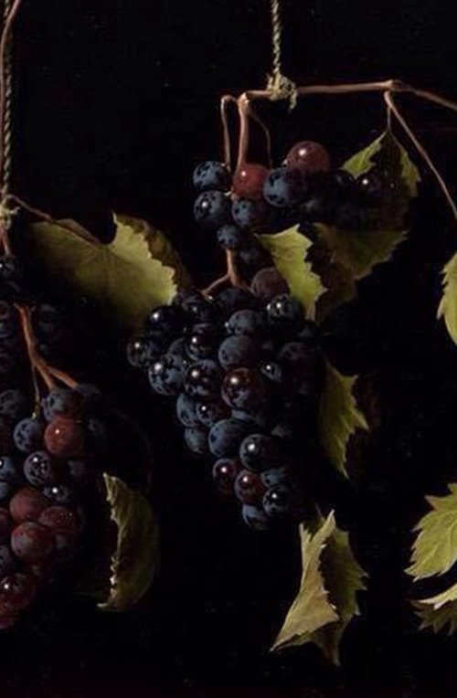 Hanging Grapes by Konstantin Javakhyan