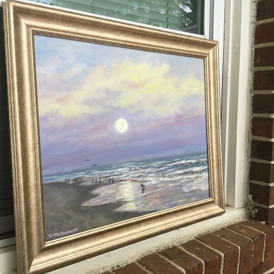 BEACH MOONRISE (SOLD)