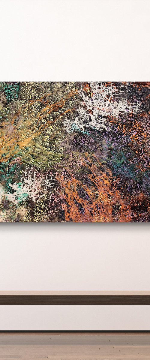 Visual Resonance of Colour Soundwaves/07 by Kristina Markauskaite