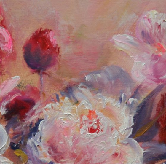 Bouquet of peonies