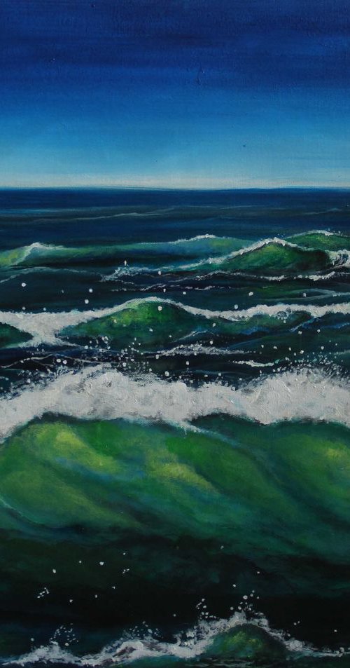 Emerald Waves by Shveta Saxena