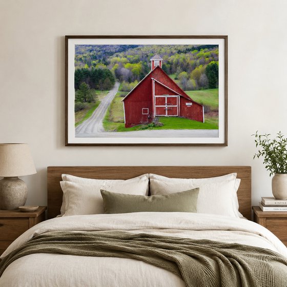 Springtime at Grandview Farm, Stowe, 43 x 29