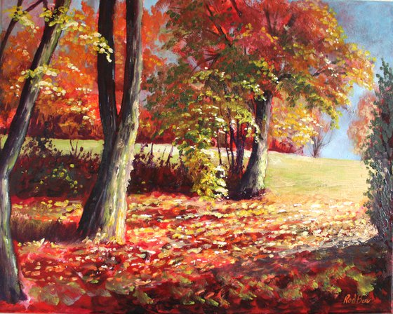 Sunlit Autumn Carpet
