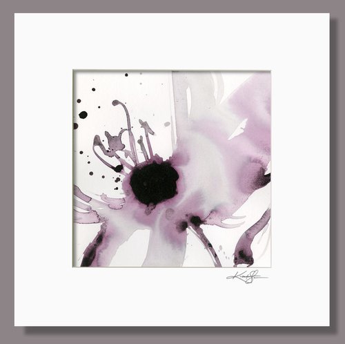 Organic Impressions 717 - Abstract Flower Painting by Kathy Morton Stanion by Kathy Morton Stanion