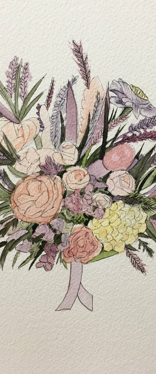 Flower watercolour painting by Amelia Taylor