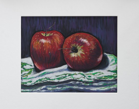 Two Red Apples