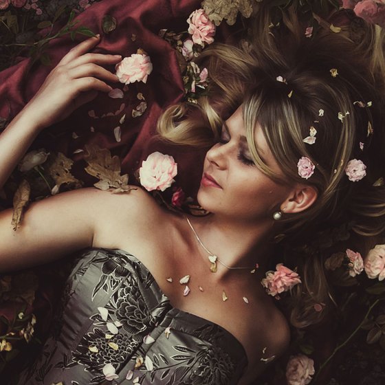 Fine Art Photography Print, Sleeping Beauty, Fantasy Giclee Print, Limited Edition of 10