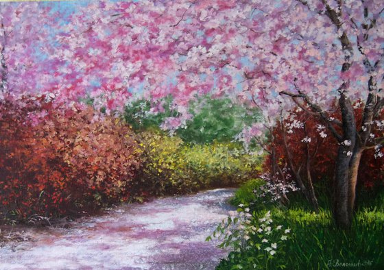 Impressionist painting - Spring Motives