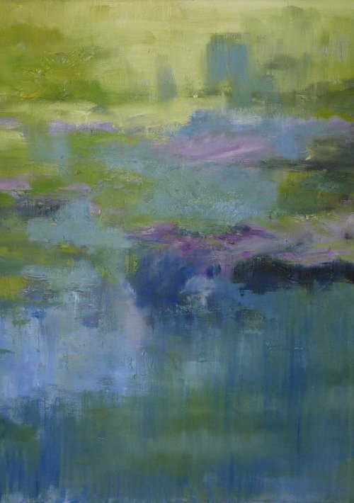 Water-lilies in Giverny by Laura Beatrice Gerlini