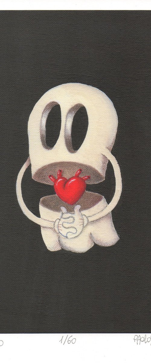 496 - GHOST (melancholic little ghost) by Paolo Andrea Deandrea