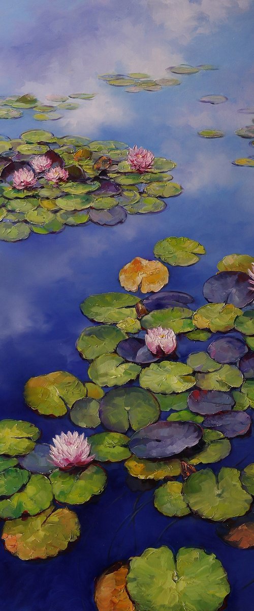 "Water lilies on the water" by Gennady Vylusk