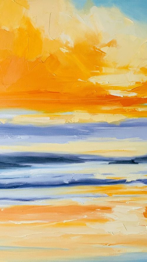 Orange Sunset by Nadia Kasko