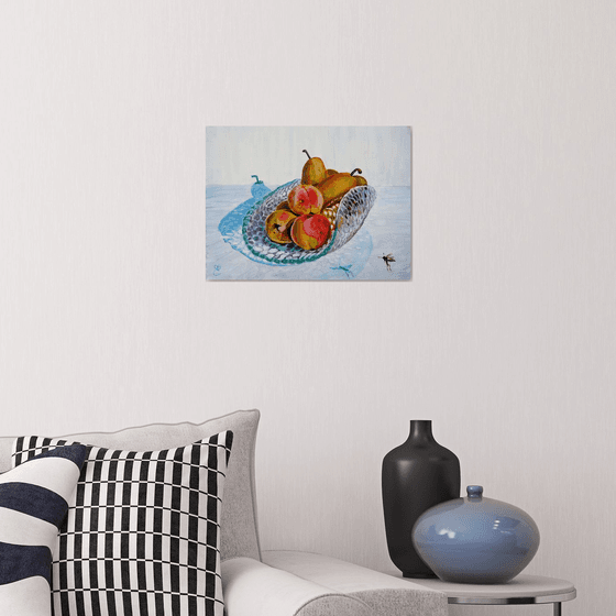 Peaches with pears, 40*30