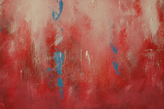 Abstract In Red Diptych