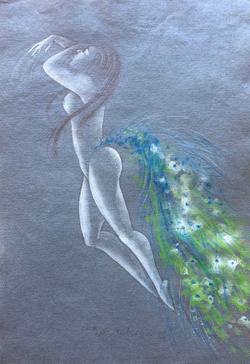 Princess Peacock - Ascending by Phyllis Mahon