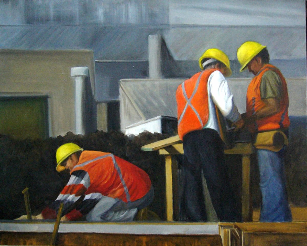 Men at work by Cristina del Rosso