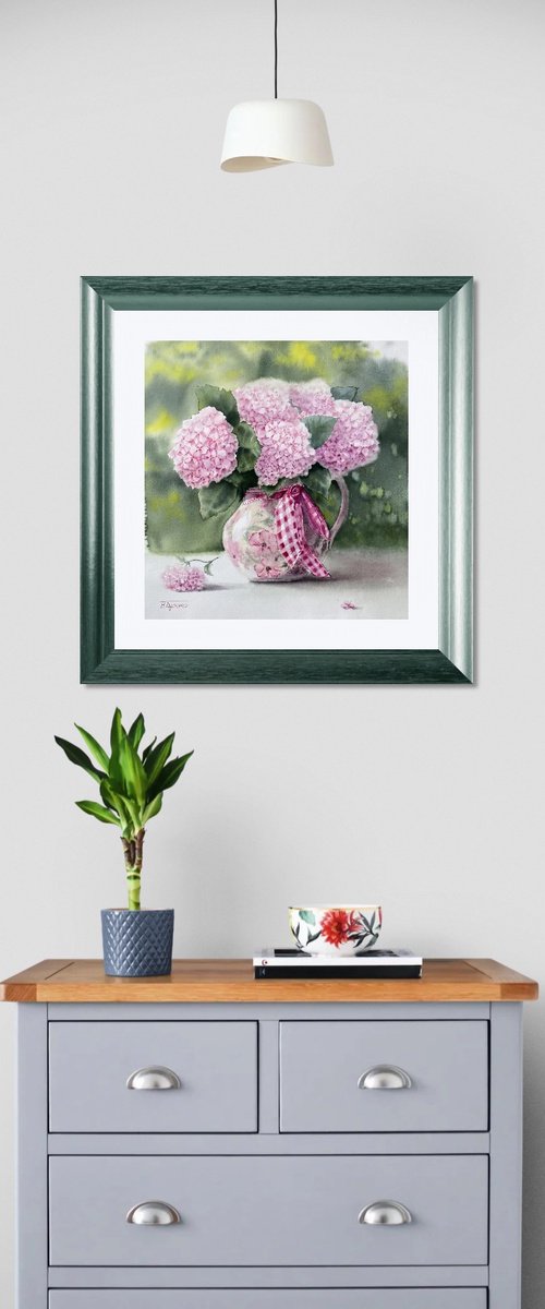 Provence style hydrangeas by Natalia Butenko