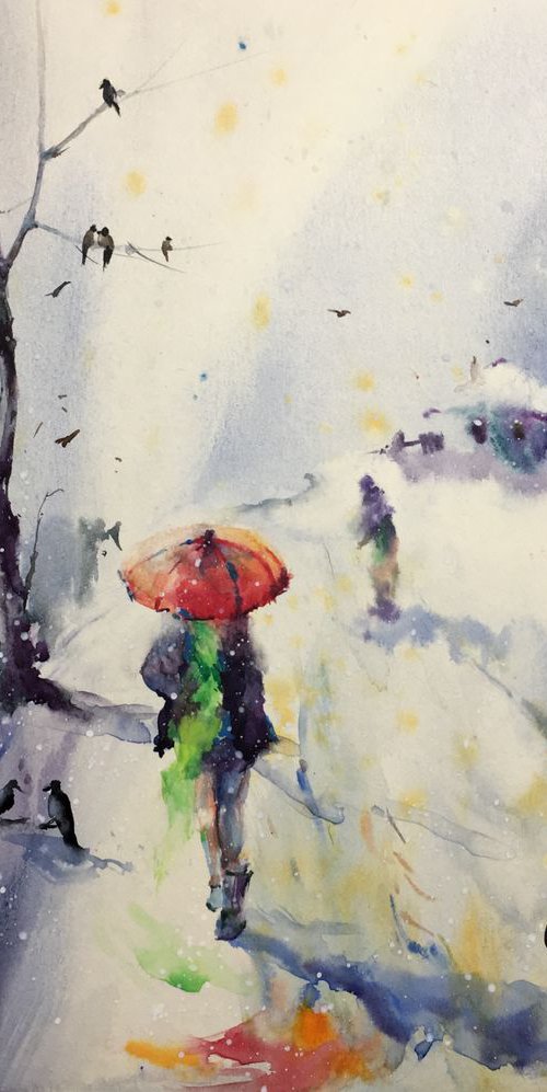Sold "Winter impression” by Iulia Carchelan
