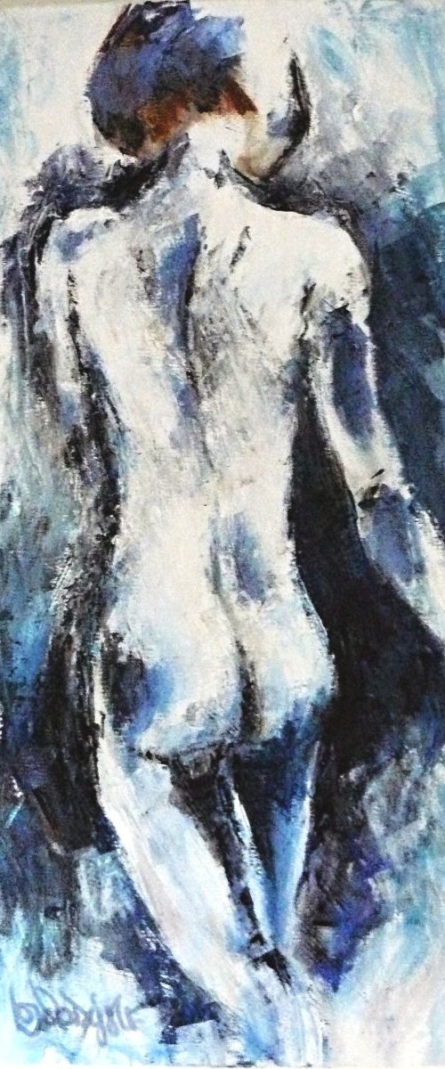 Dance 02 - female nude by Louise Diggle
