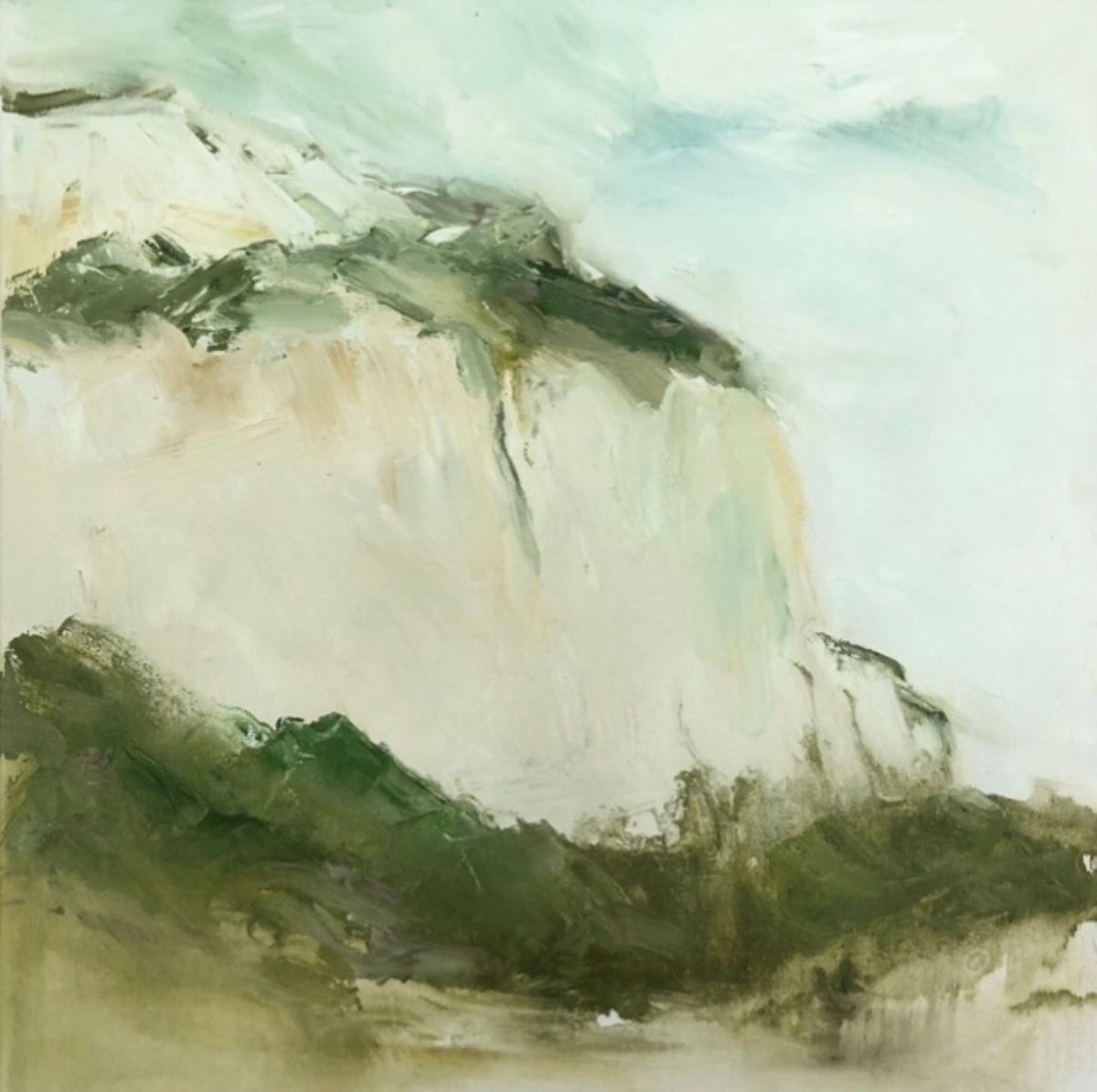 Newhaven Cliffs 2 By Joanna Farrow, 17 X 17, Artwork For Sale On Artfinder