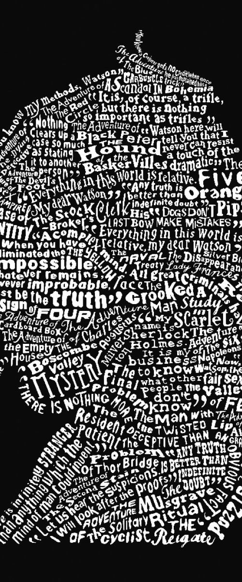 A STUDY IN SHERLOCK (black) by Dex