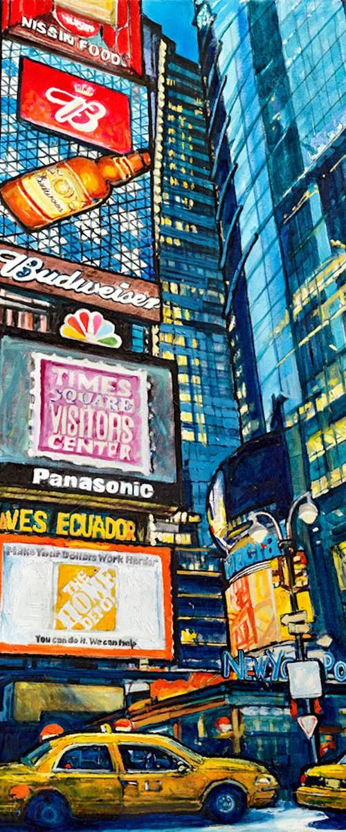 Times Square New York by Patricia Clements