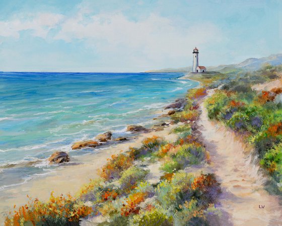 Coastal path to the lighthouse