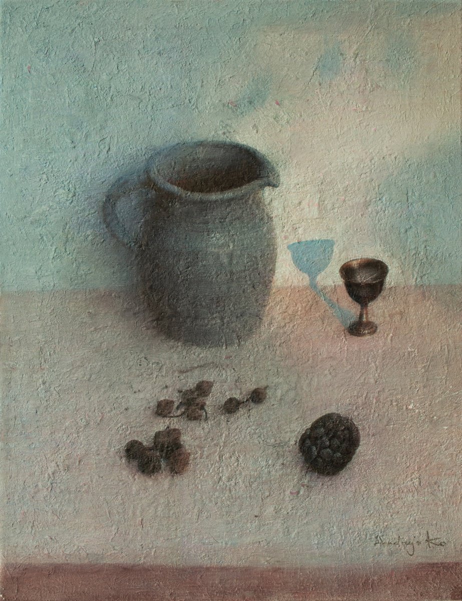 Summer Evening & Dried Apples By Andrejs Ko, 20 X 26, Artwork For Sale On Artfinder