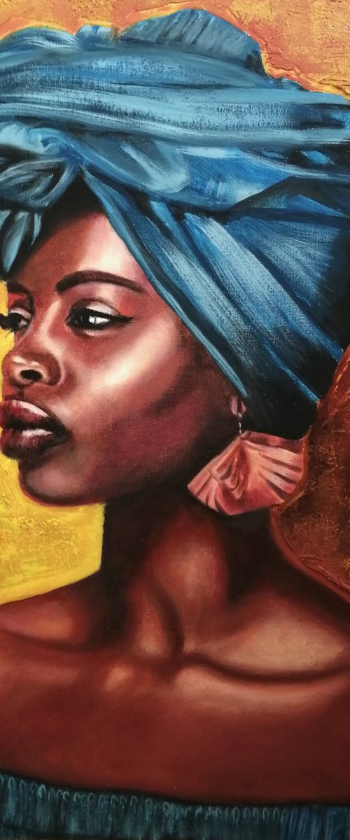 TURBANTE BLU by Laura Segatori
