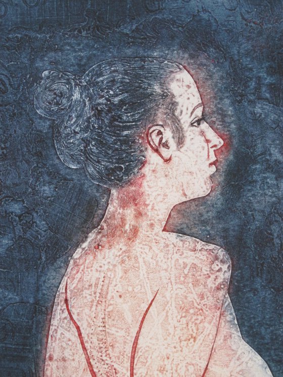 Seated female nude