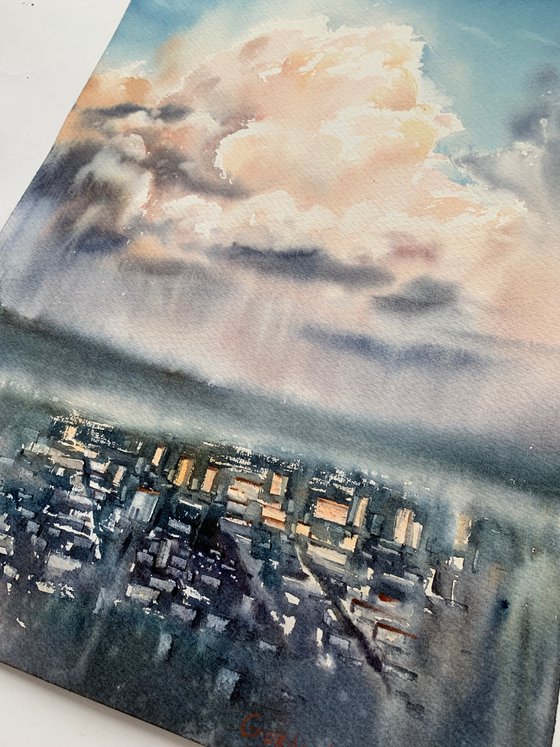 City Cloudscape at Sunrise #2