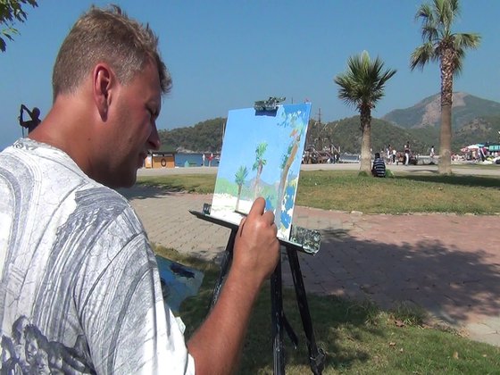 The palms. Oludeniz