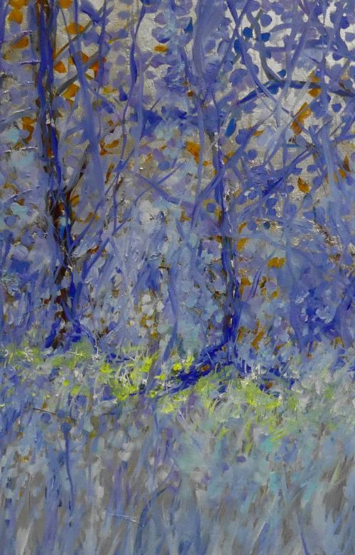 Silver Bluebells by Lesley Blackburn